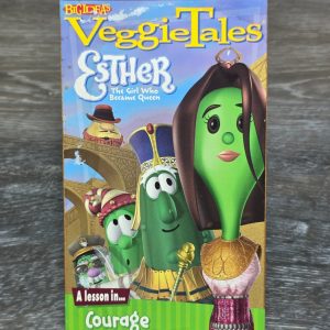 VeggieTales Esther The Girl Who Became Queen VHS 2000 Green Tape