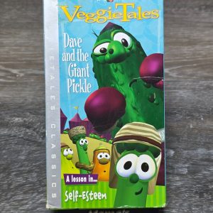 VeggieTales Dave and the Giant Pickle VHS Self-Esteem Big Idea