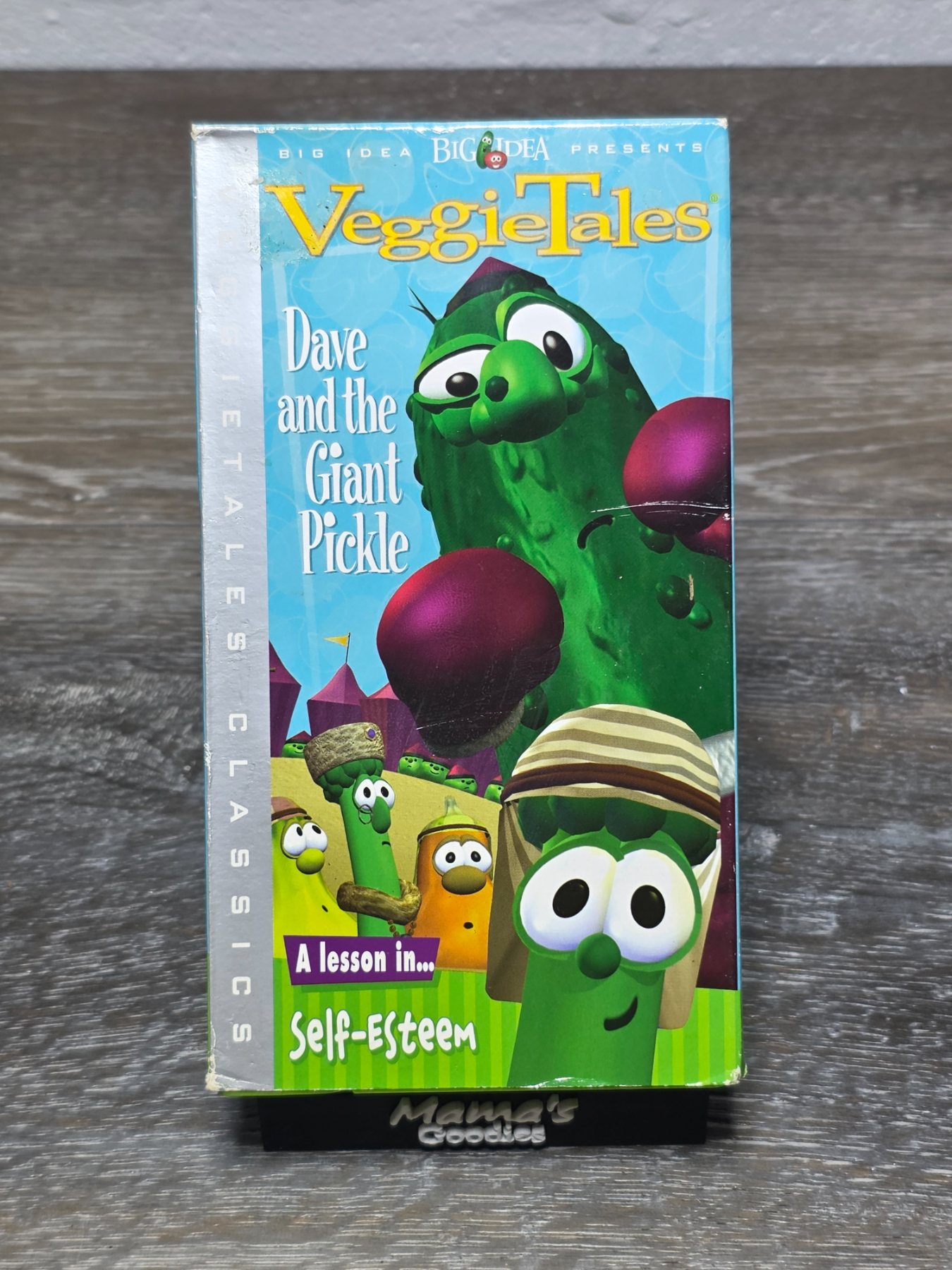 VeggieTales Dave and the Giant Pickle VHS Self-Esteem Big Idea