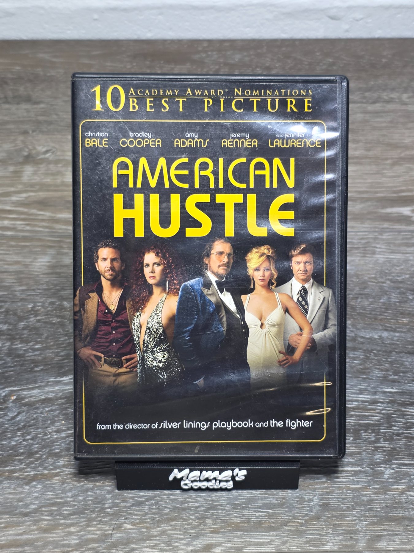American Hustle DVD 2013 Christian Bale Amy Adams Bradley Cooper