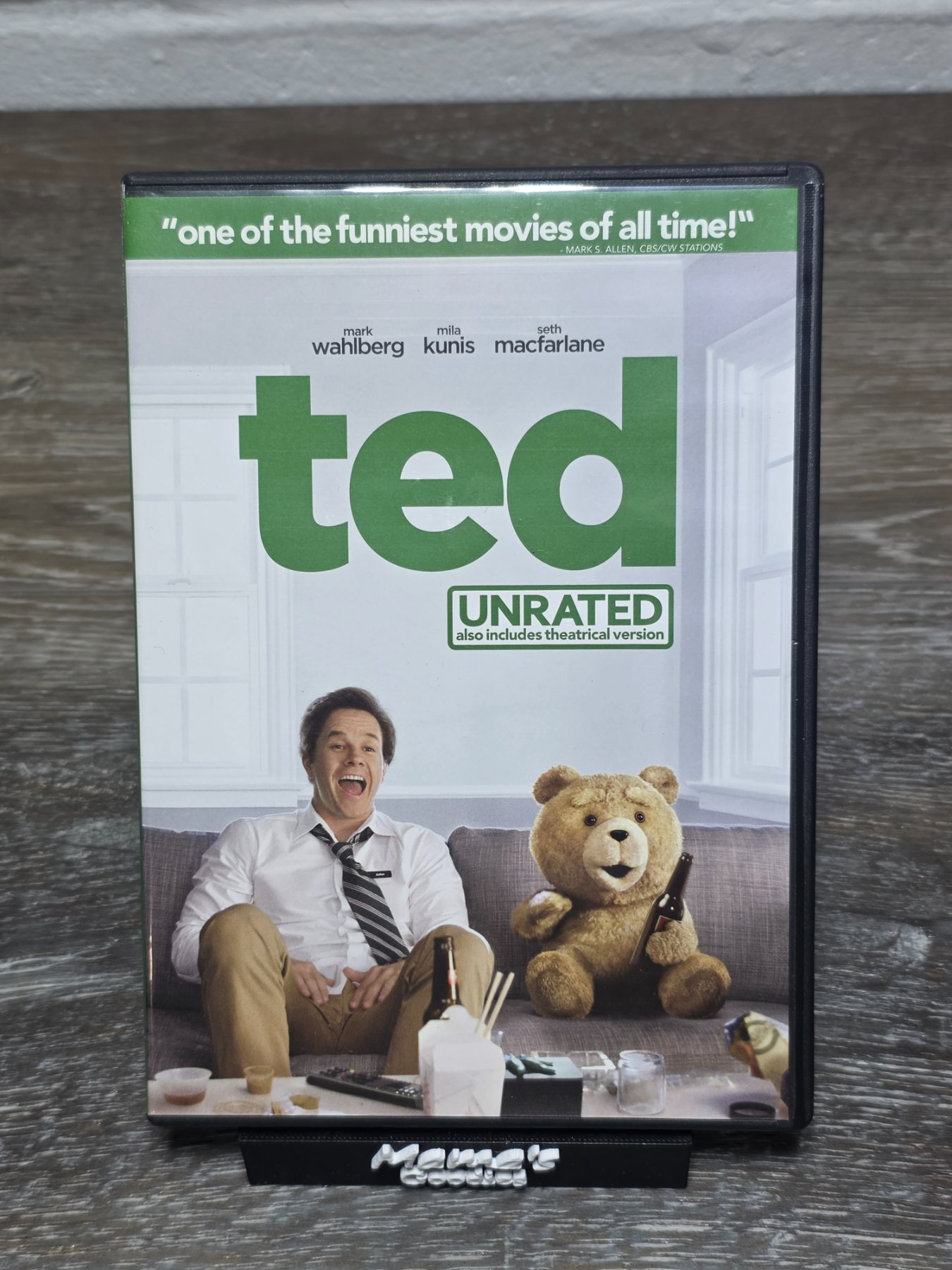 Ted Unrated DVD 2012 Widescreen Mark Wahlberg Mila Kunis Seth MacFarlane