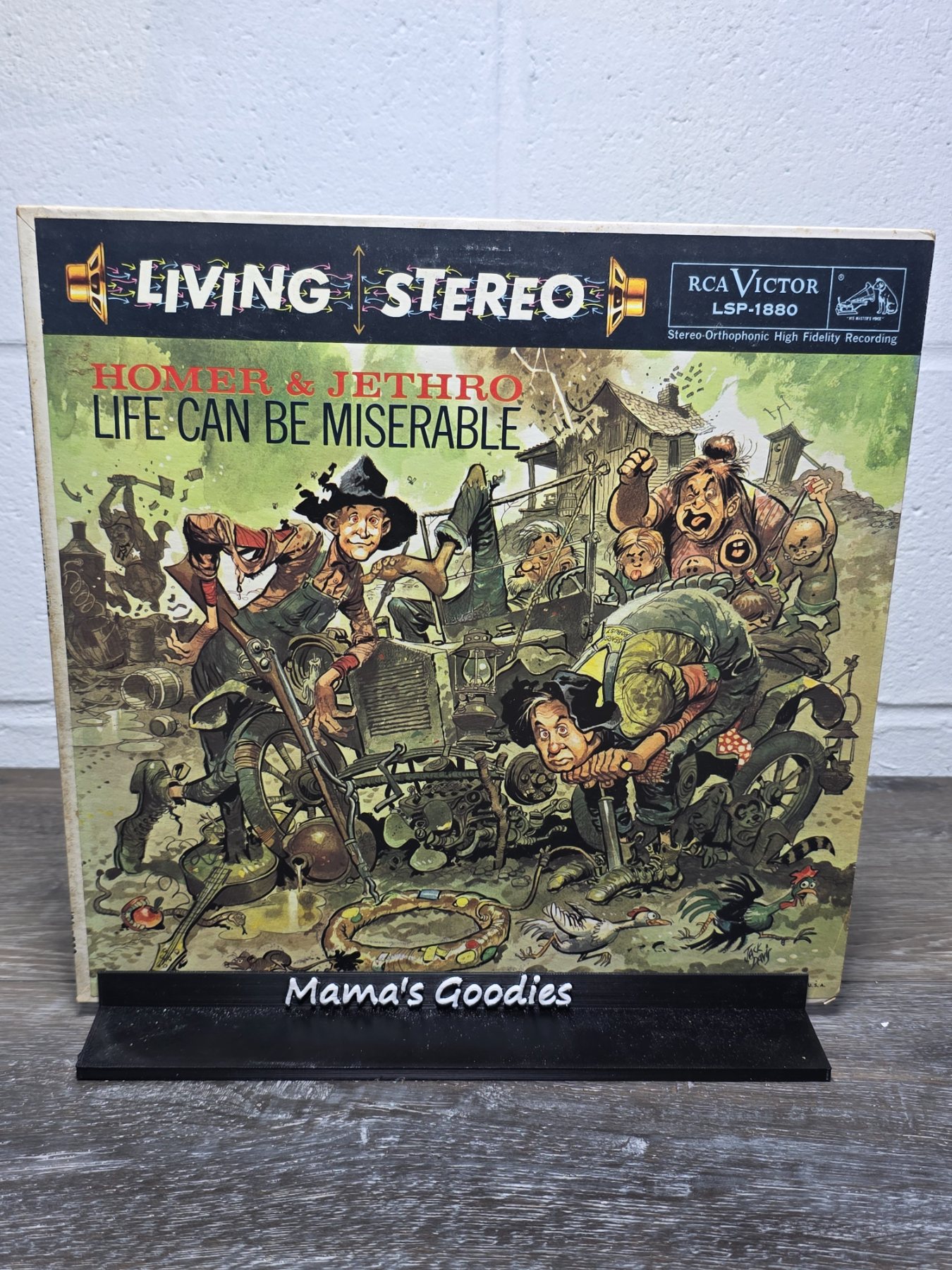 Homer & Jethro Life Can Be Miserable RCA Victor LSP-1880 Stereo LP