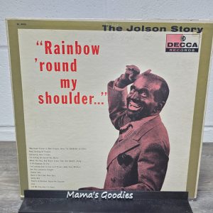Al Jolson Rainbow 'Round My Shoulder Decca DL 9036 Vinyl LP