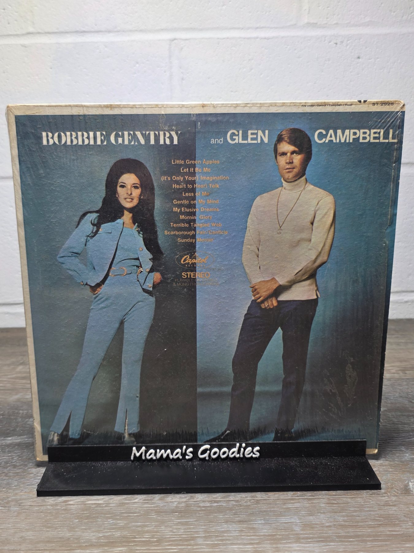Bobbie Gentry & Glen Campbell LP Capitol Stereo ST-2928 Rainbow Label