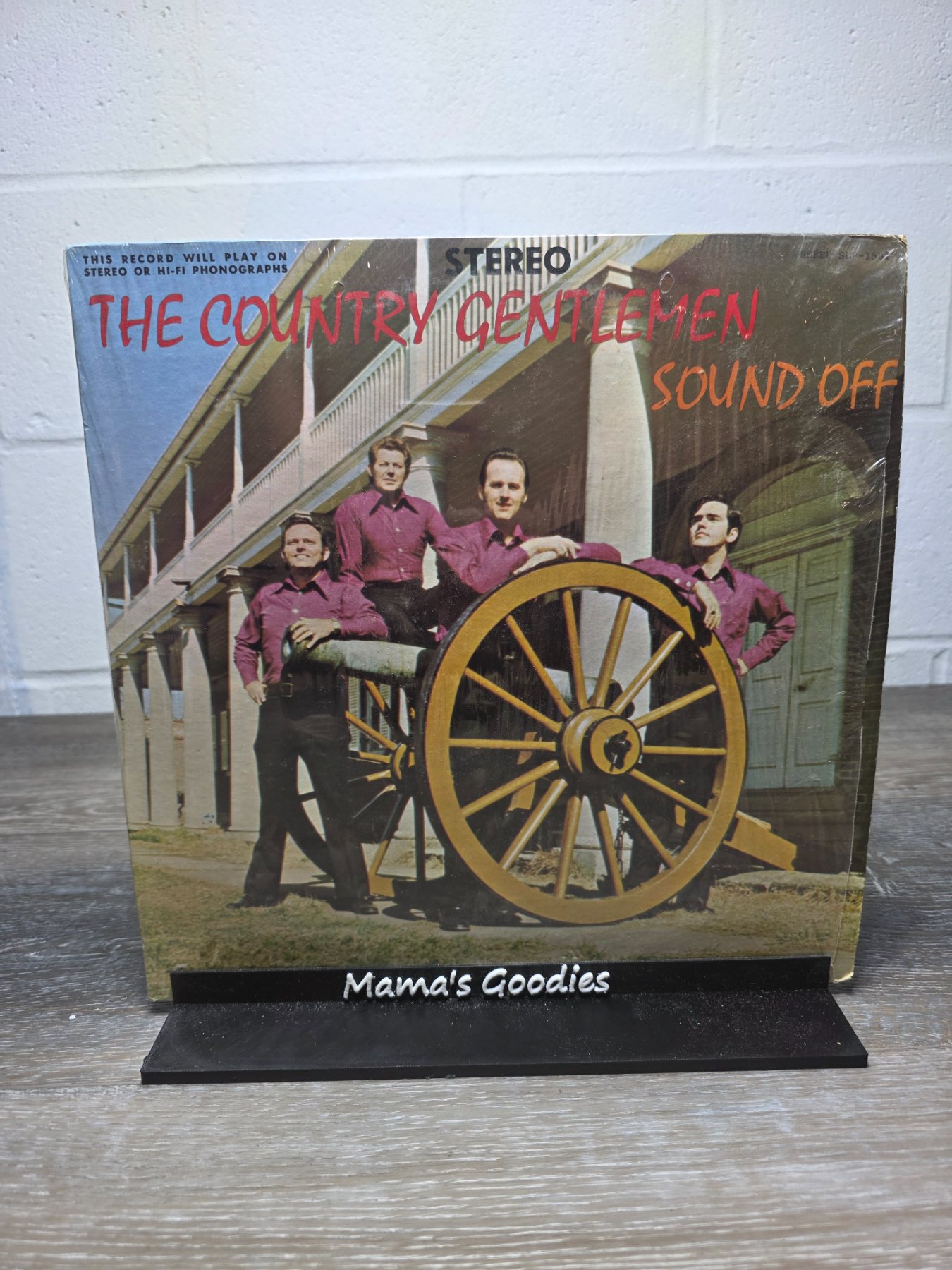The Country Gentlemen Sound Off Rebel SLP-1501 Bluegrass Vinyl LP