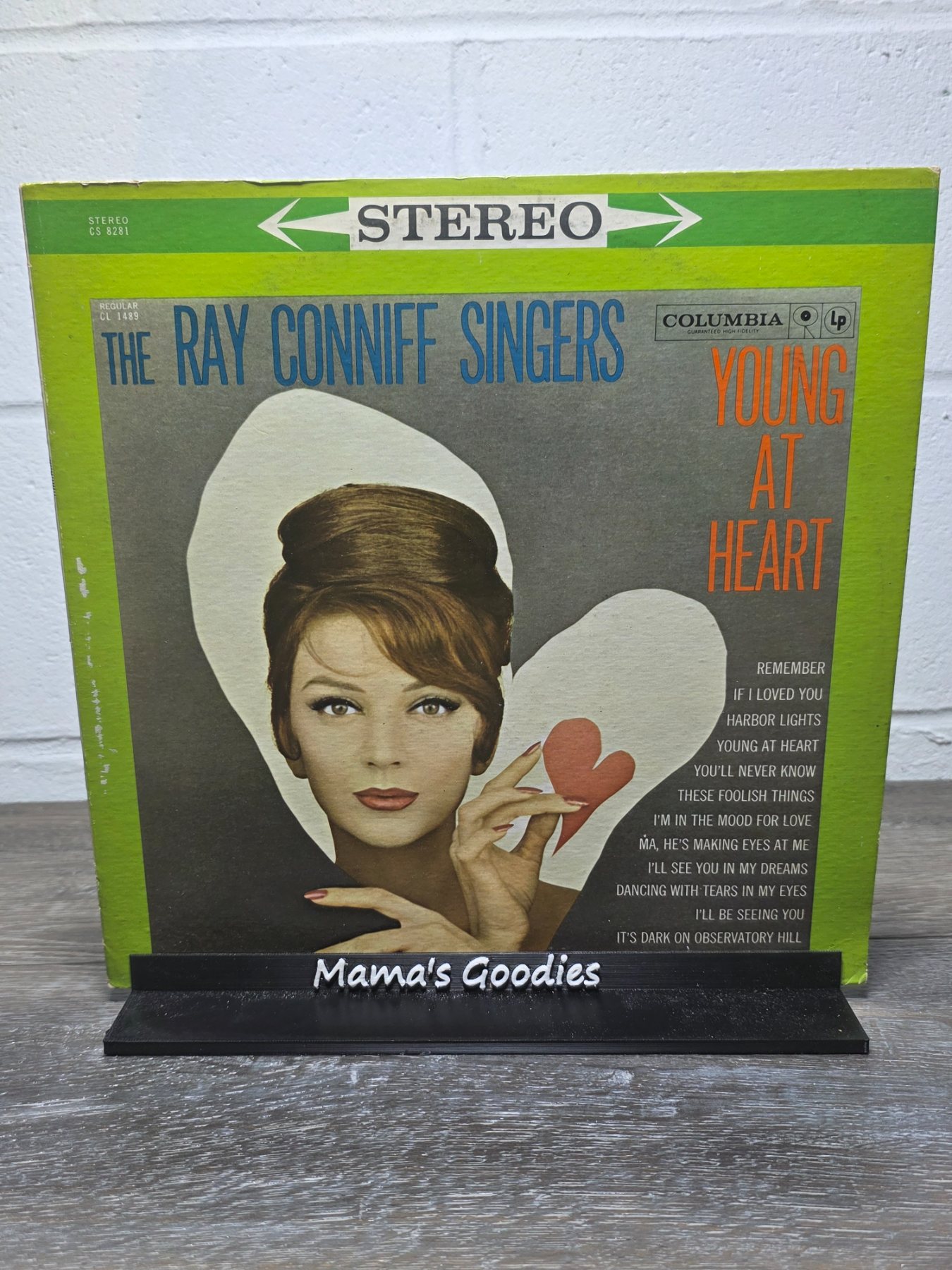 Ray Conniff Singers Young at Heart Stereo LP Columbia CS 8281 1960