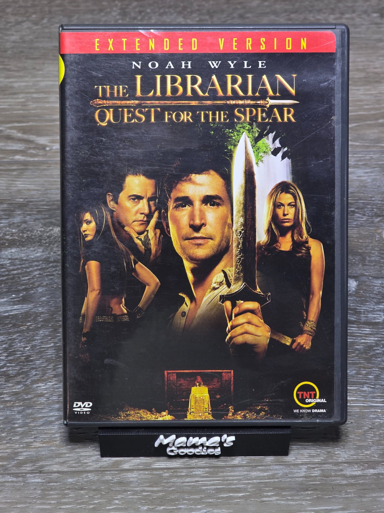 The Librarian Quest for the Spear Extended Version DVD 2004 Noah Wyle