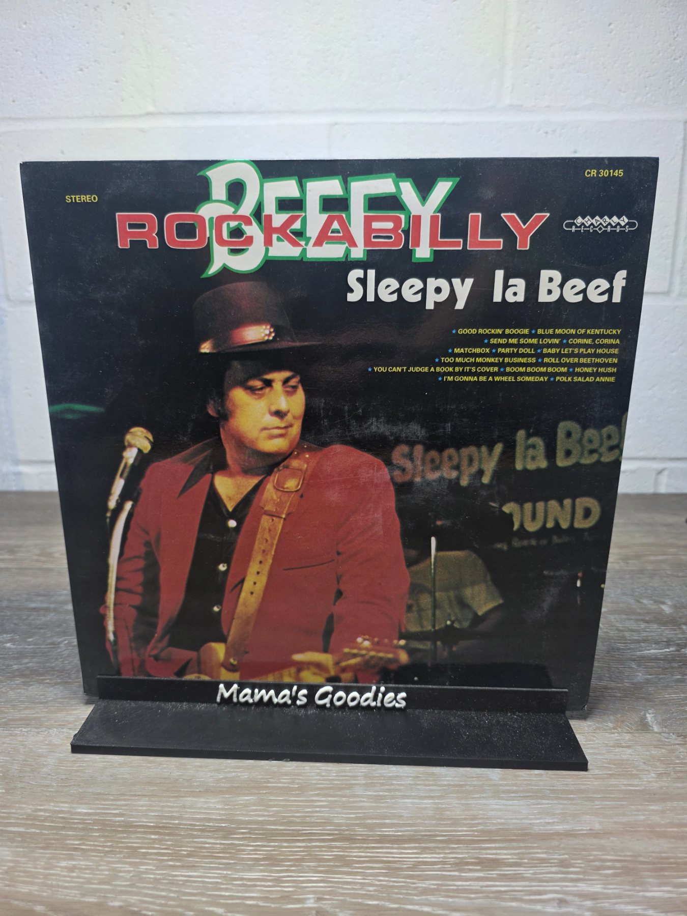 Sleepy La Beef Beefy Rockabilly LP 1978 Charly Records CR 30145