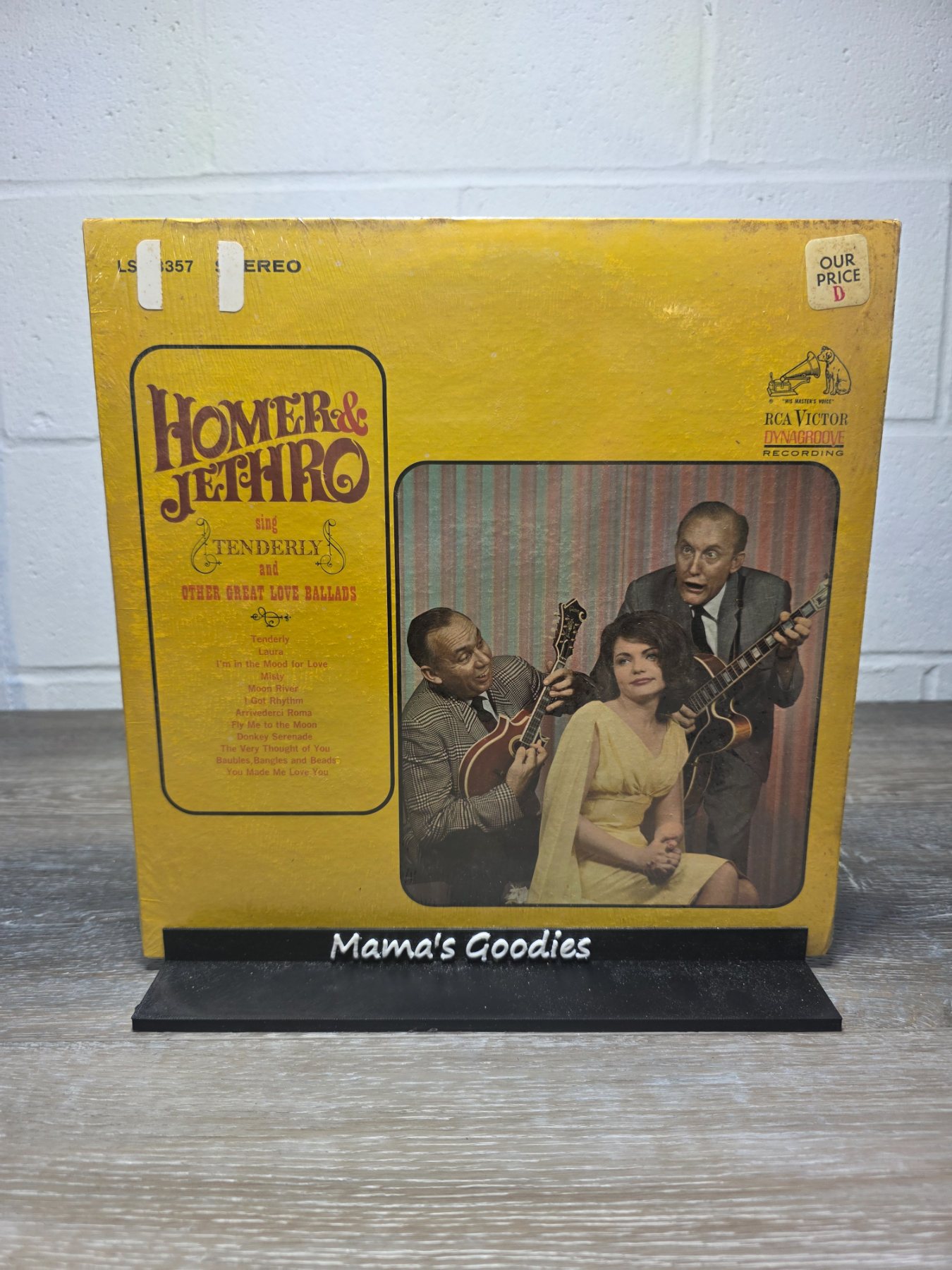 Homer & Jethro Sing Tenderly 1965 RCA Victor Stereo LP LSP-3357