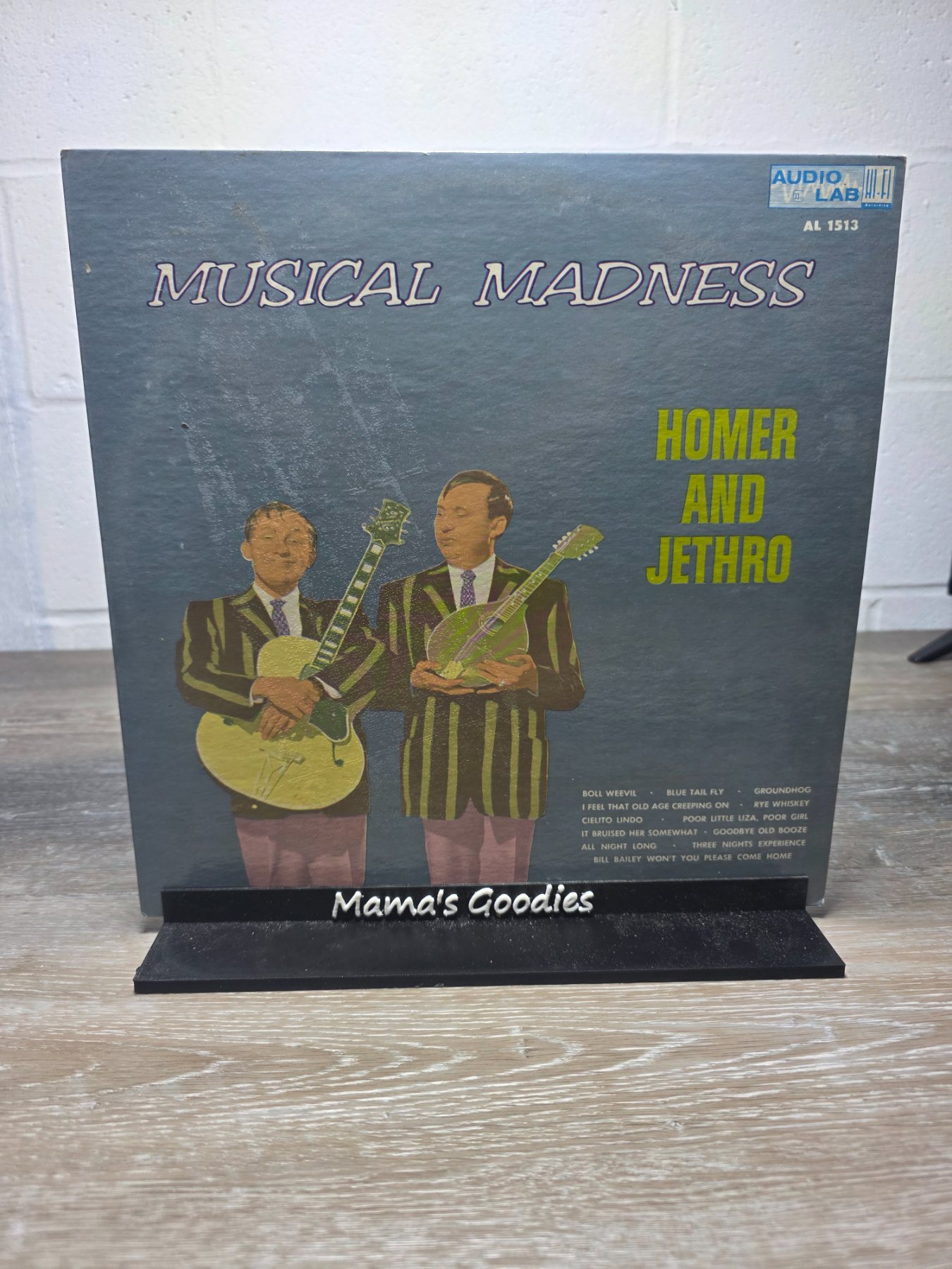 Homer and Jethro Musical Madness LP Audio Lab AL 1513 Vinyl Record
