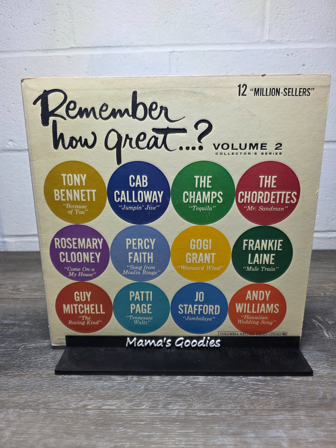 Remember How Great? Volume 2 Various Artists Columbia Vinyl LP 1962