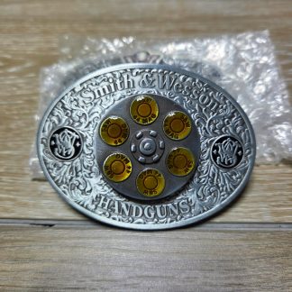 Smith & Wesson Handguns .44 Magnum Spinning Revolver Belt Buckle