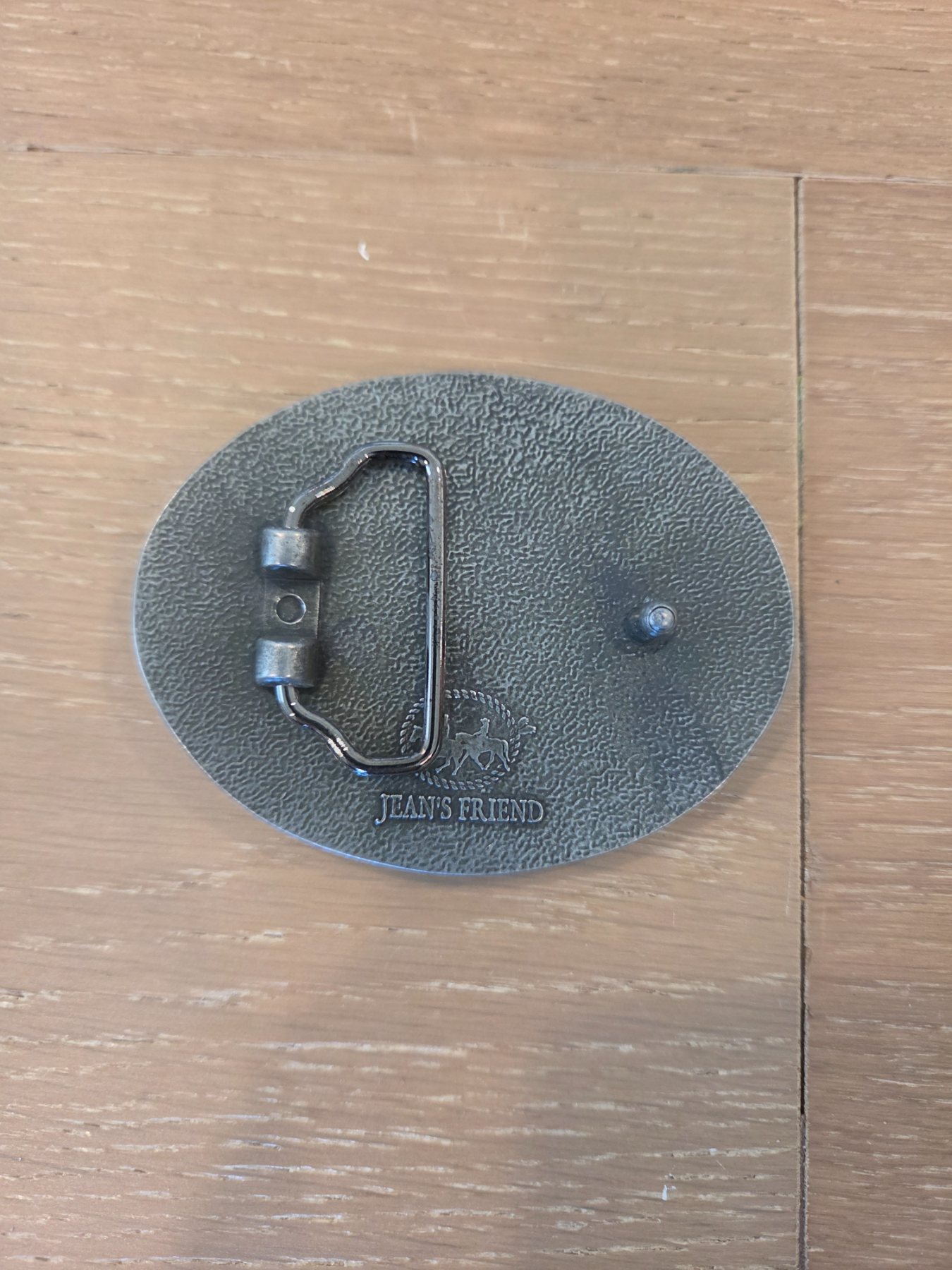 Jean's Friend Mutton Busting Champion Western Oval Belt Buckle - Image 2
