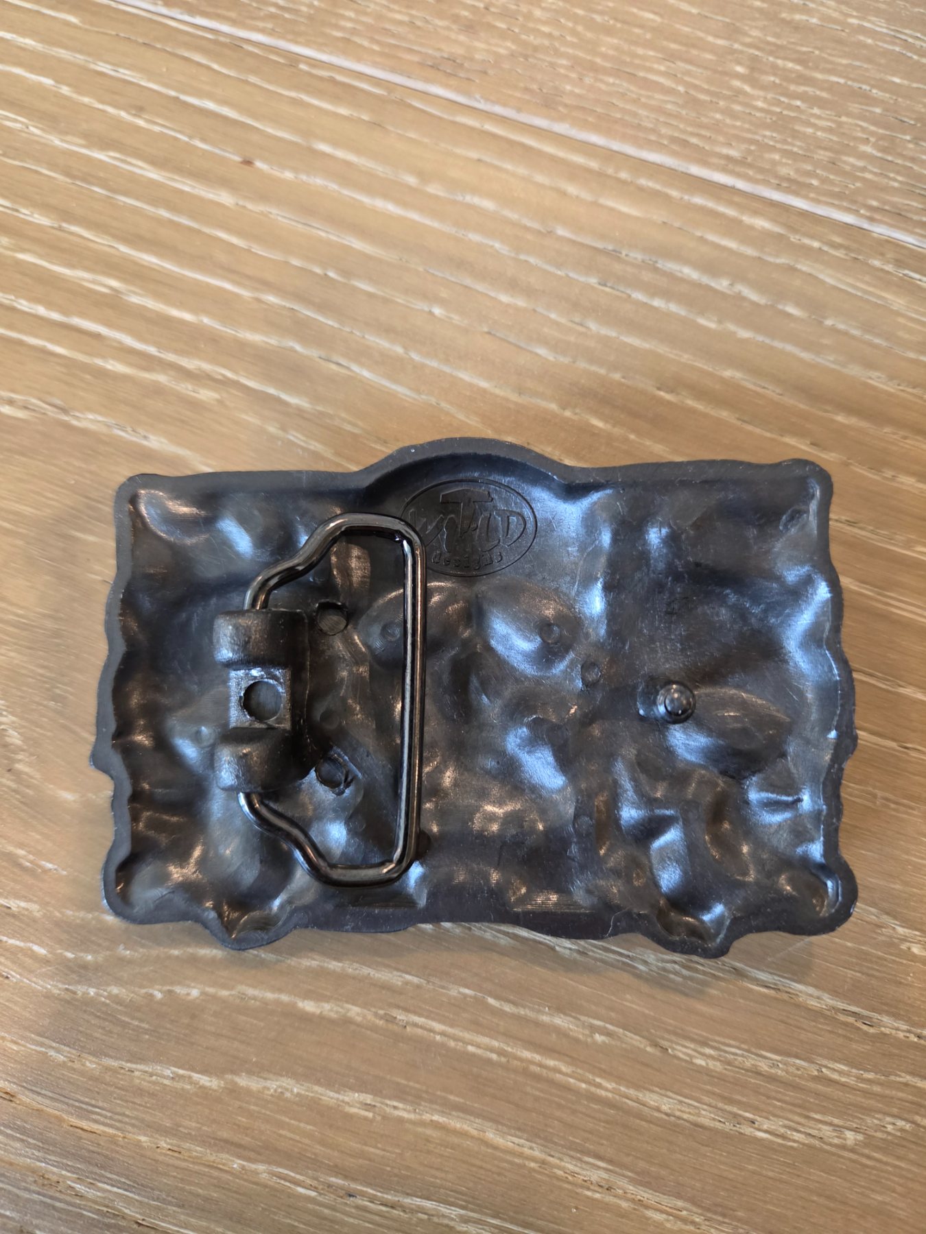MTD Designs Three Wise Skulls Hear See Speak No Evil Belt Buckle - Image 2