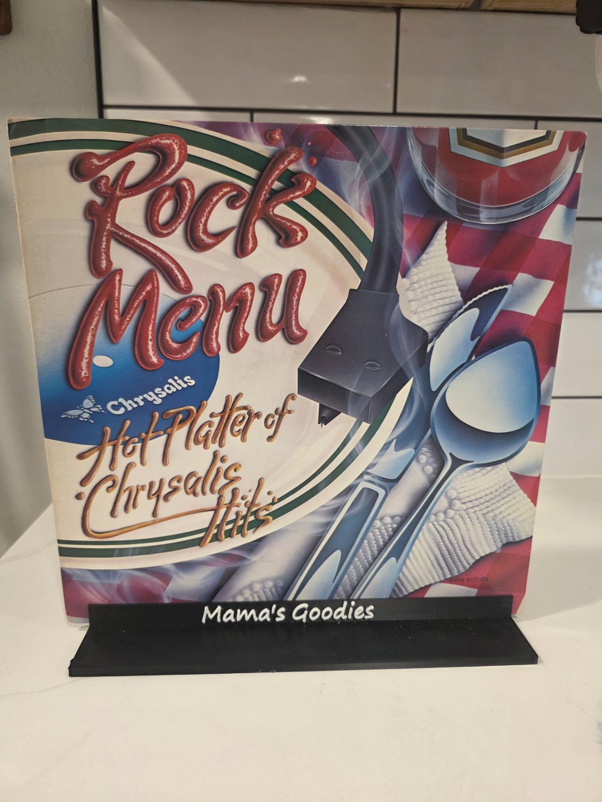 Rock Menu Hot Platter of Chrysalis Hits 1986 Vinyl LP Various Artists