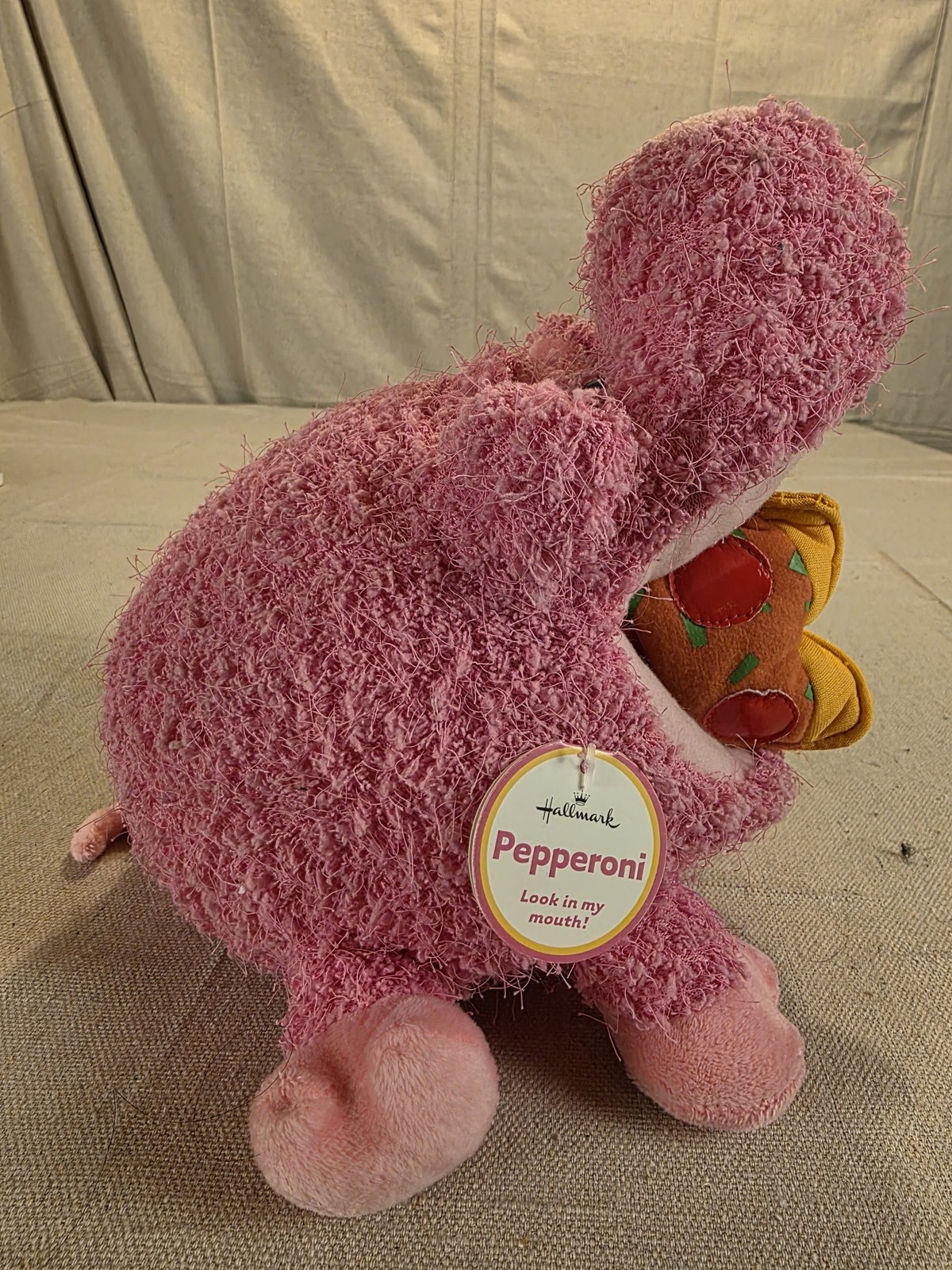 Hallmark Pepperoni Pink Plush Snackerdoodles Stuffed Animal NEW - Image 2