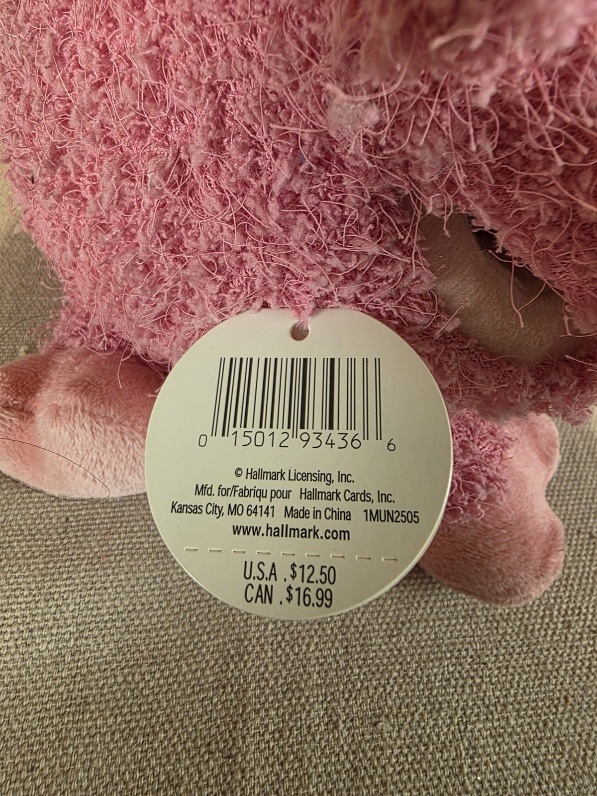 Hallmark Pepperoni Pink Plush Snackerdoodles Stuffed Animal NEW - Image 7