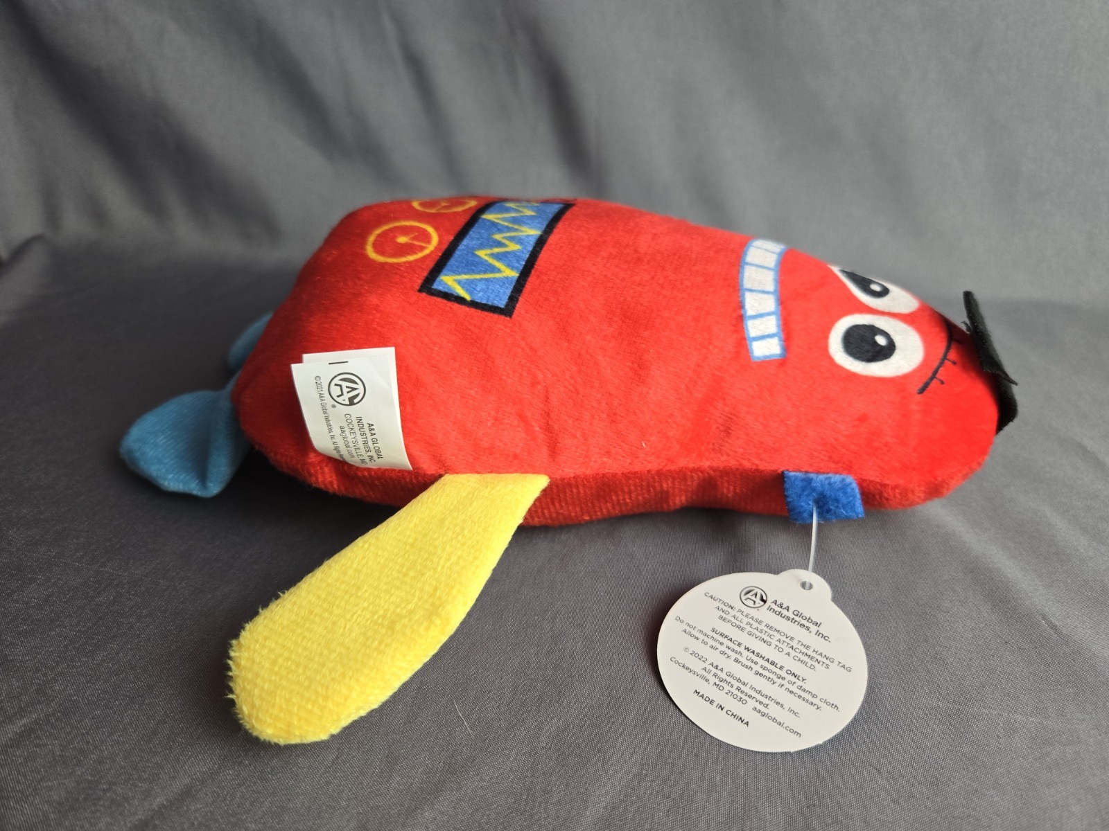 A&A Global Stuffed Robot Plush Red - Image 3