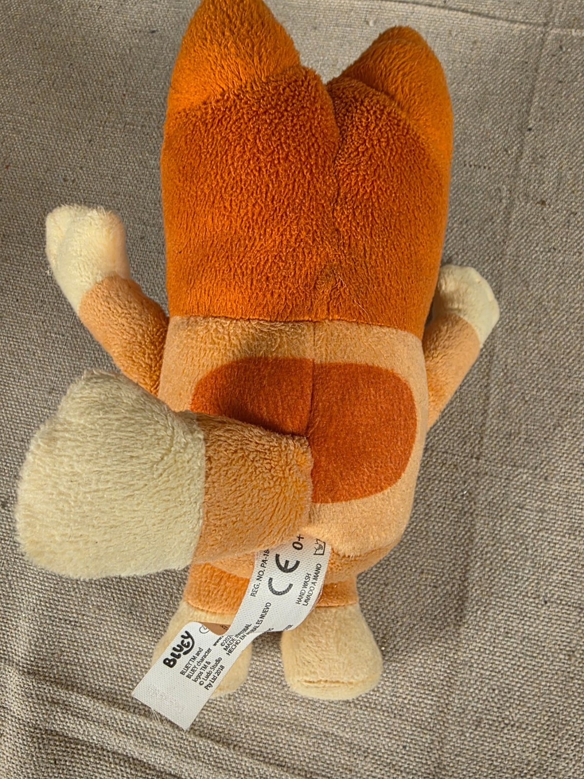 Bluey Bingo Plush Stuffed Animal 7 Inch Orange Beige Moose Toys - Image 3