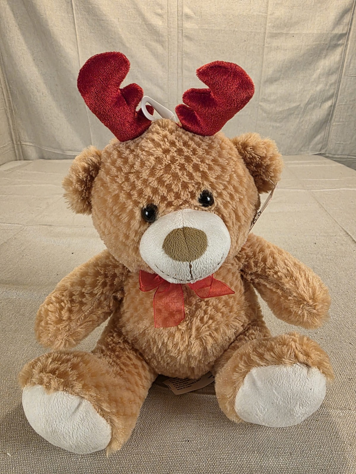 Hug & Luv Plush Reindeer Bear Christmas Stuffed Animal New - Image 2
