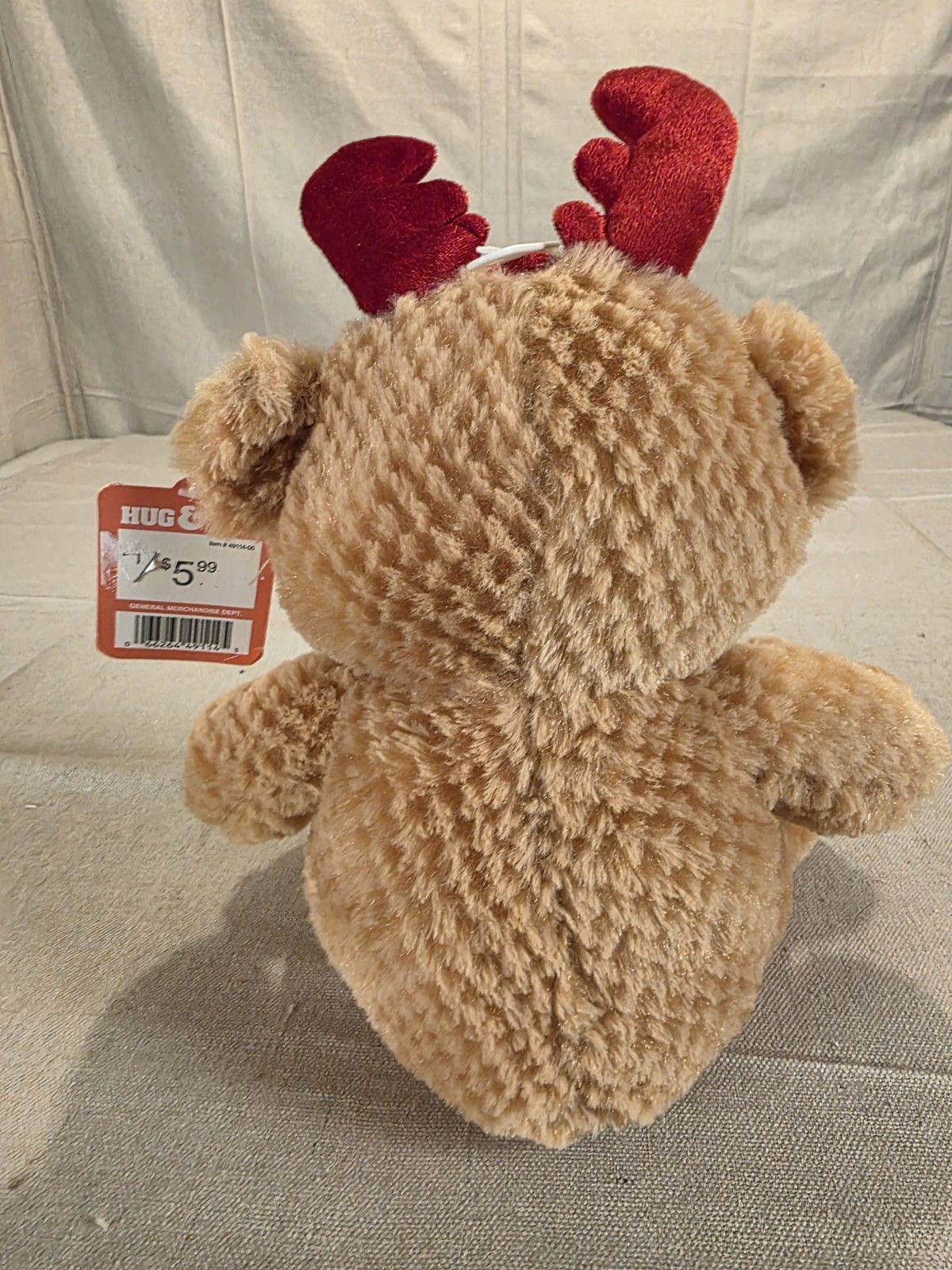 Hug & Luv Plush Reindeer Bear Christmas Stuffed Animal New - Image 5