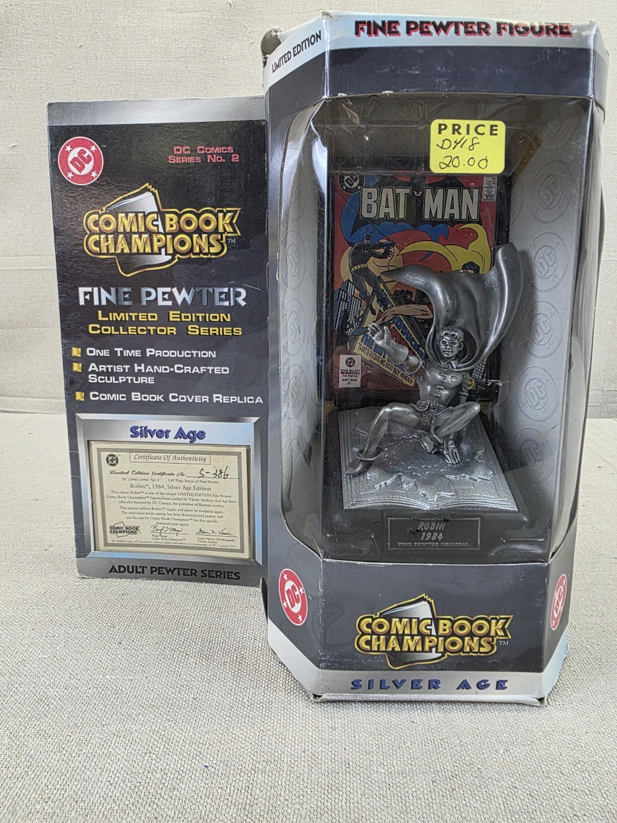 DC Comic Book Champions Ltd. Ed. Collector Series #2: Silver Age Robin - Image 3