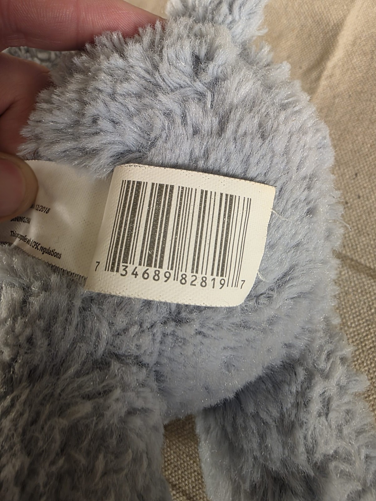 Kellytoy Plush Llama Alpaca Gray Blue with Saddle Blanket 10" - Image 6