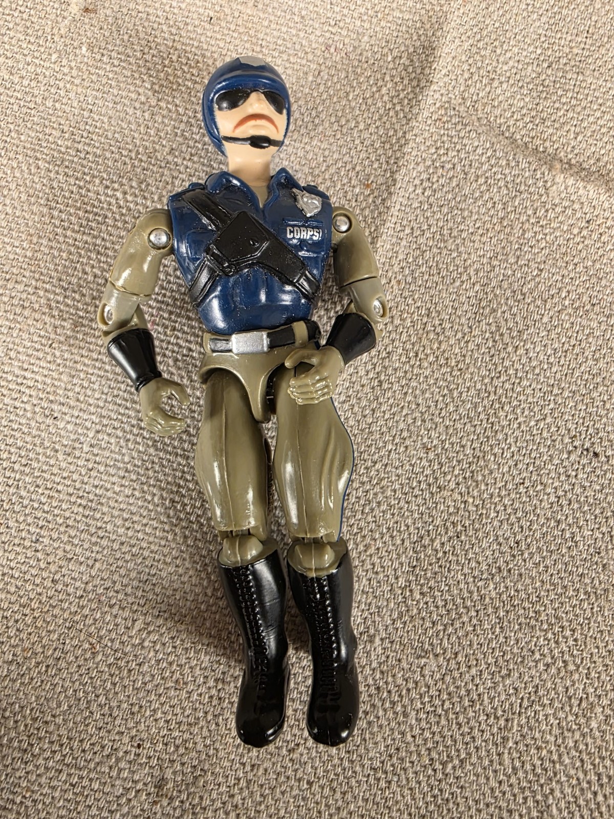1999 The Corps Emergency Rescue 3.75" Motorcycle Cop Figure Lanard USED - Image 2