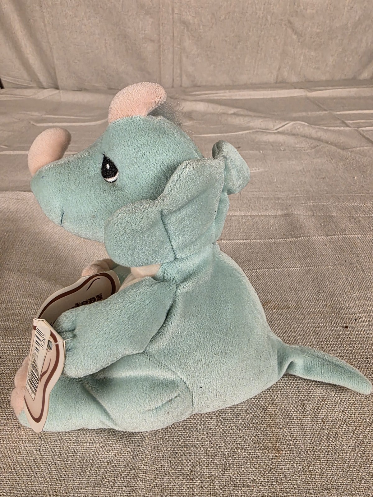 Vintage 1999 Precious Moments Tender Tails Triceratops Plush Toy - Image 4