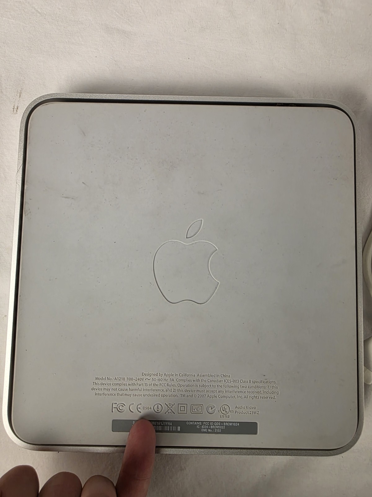 Apple TV (1st Generation) A1218 160GB with Original Apple Remote A1156 – Vintage - Image 5