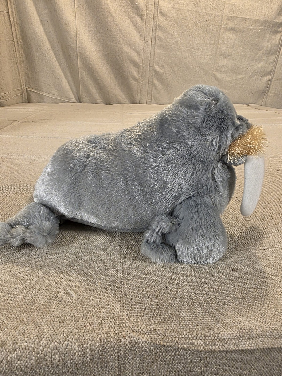 Ganz Webkinz Walrus Plush Stuffed Animal HM332 Gray No Code Used - Image 3