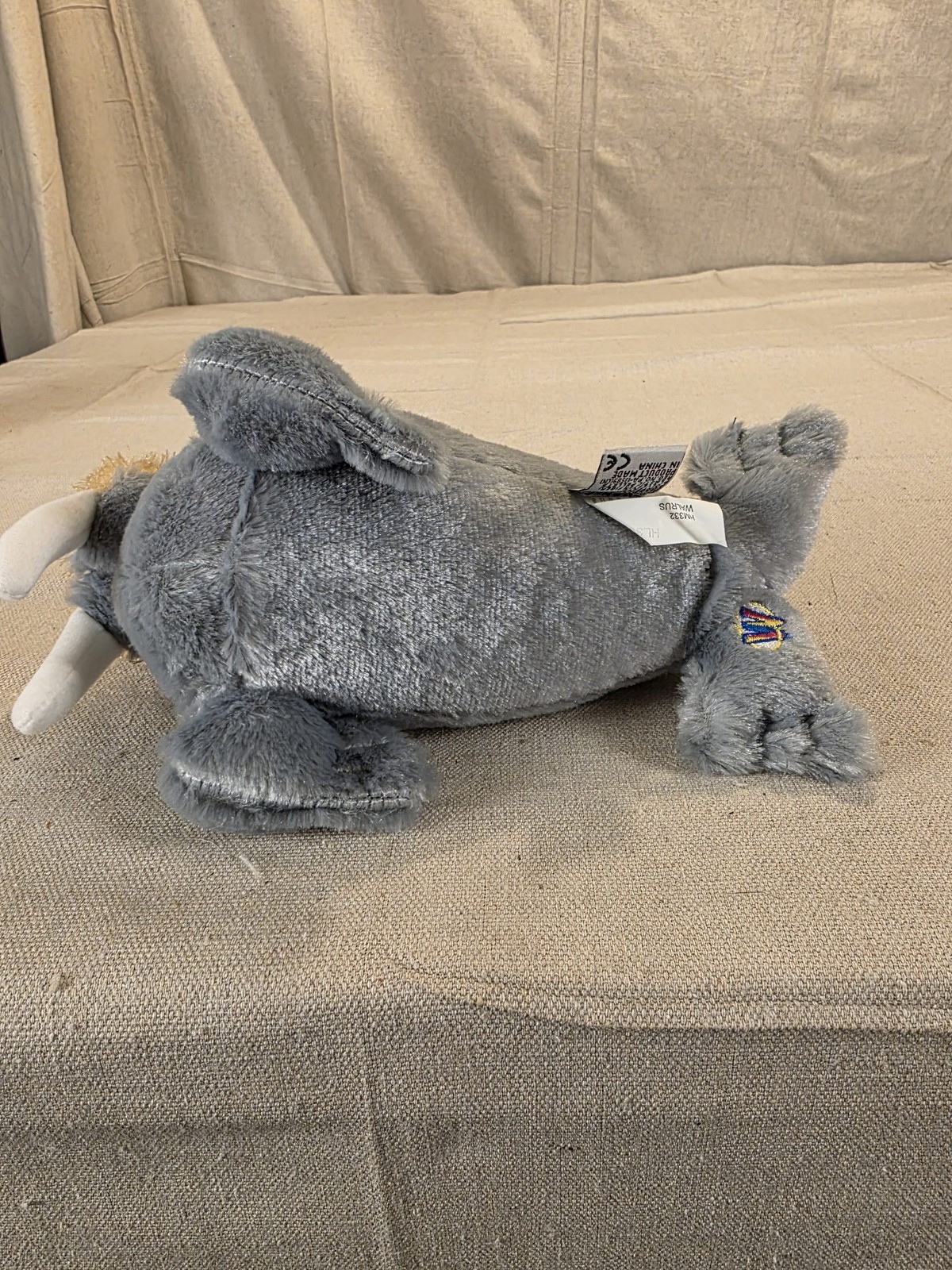 Ganz Webkinz Walrus Plush Stuffed Animal HM332 Gray No Code Used - Image 6