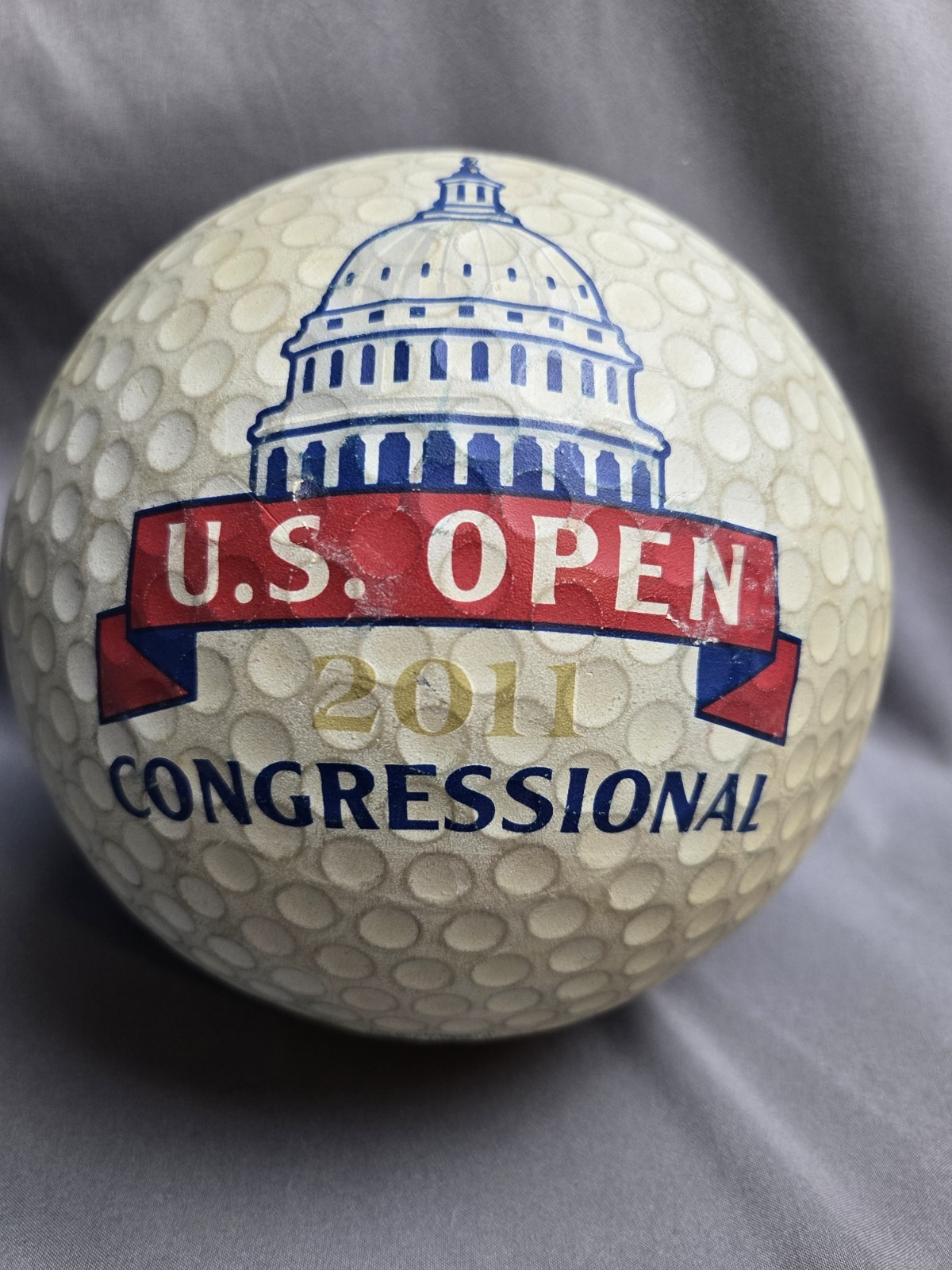 2011 US Open at Congressional Rubber 6.5" Ball - Image 3