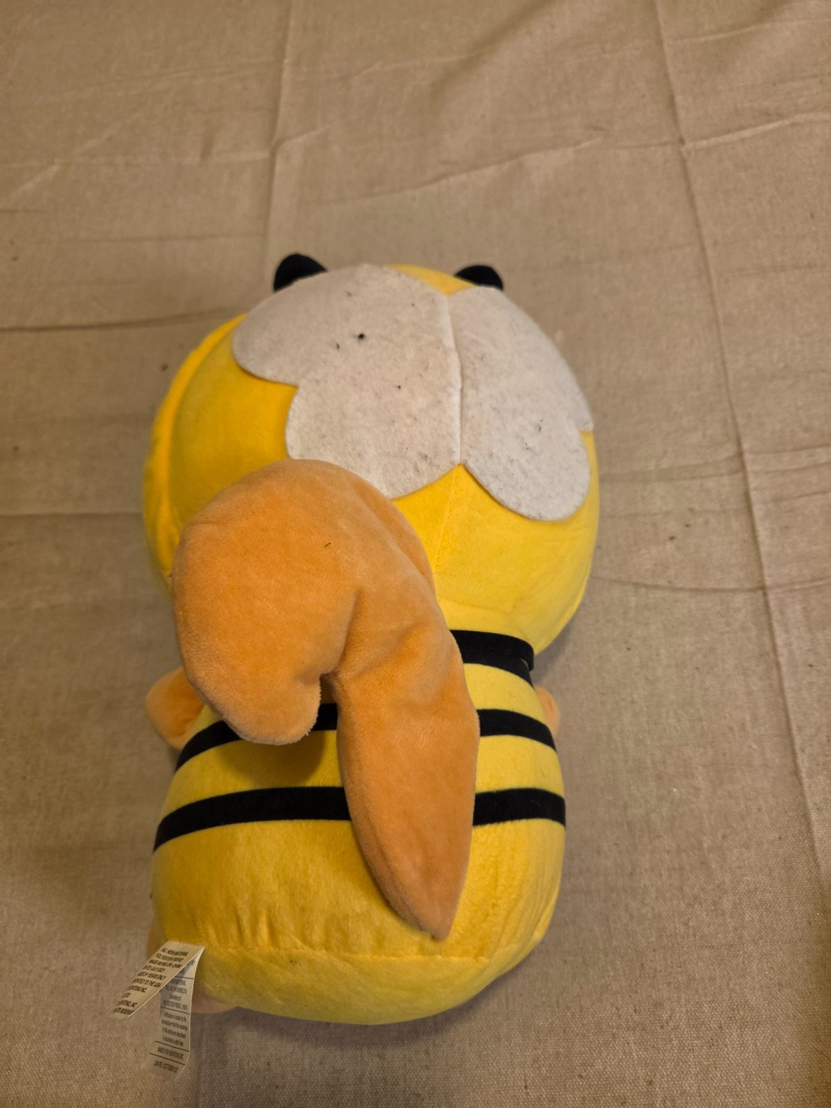 Corgi Shiba Inu Squirrel Plush in Yellow Bee Costume 14 Inch - Image 4