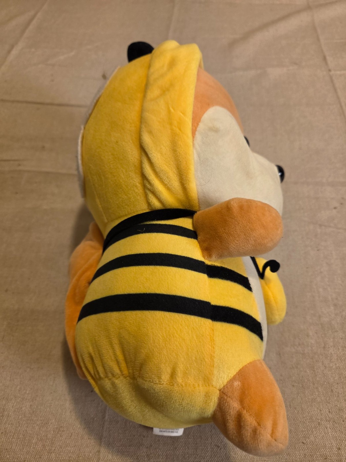 Corgi Shiba Inu Squirrel Plush in Yellow Bee Costume 14 Inch - Image 5