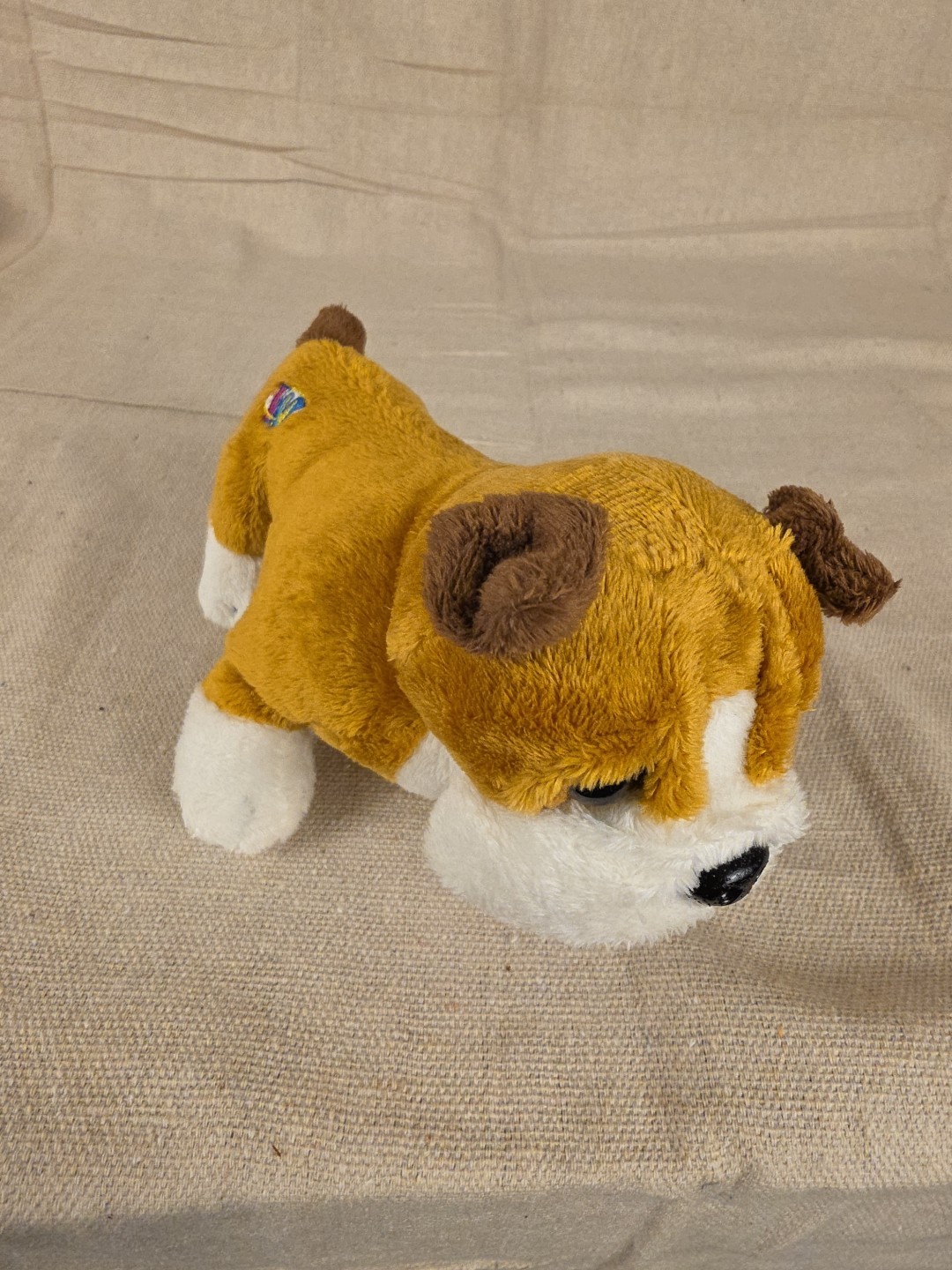 Vintage Webkinz Bulldog Puppy Dog Brown White Plush - Image 2