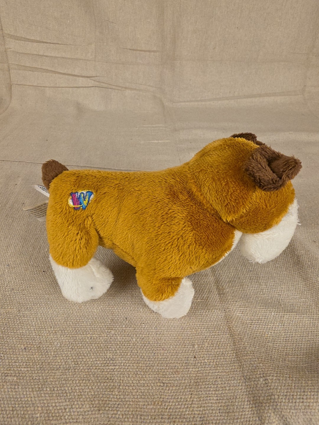 Vintage Webkinz Bulldog Puppy Dog Brown White Plush - Image 7