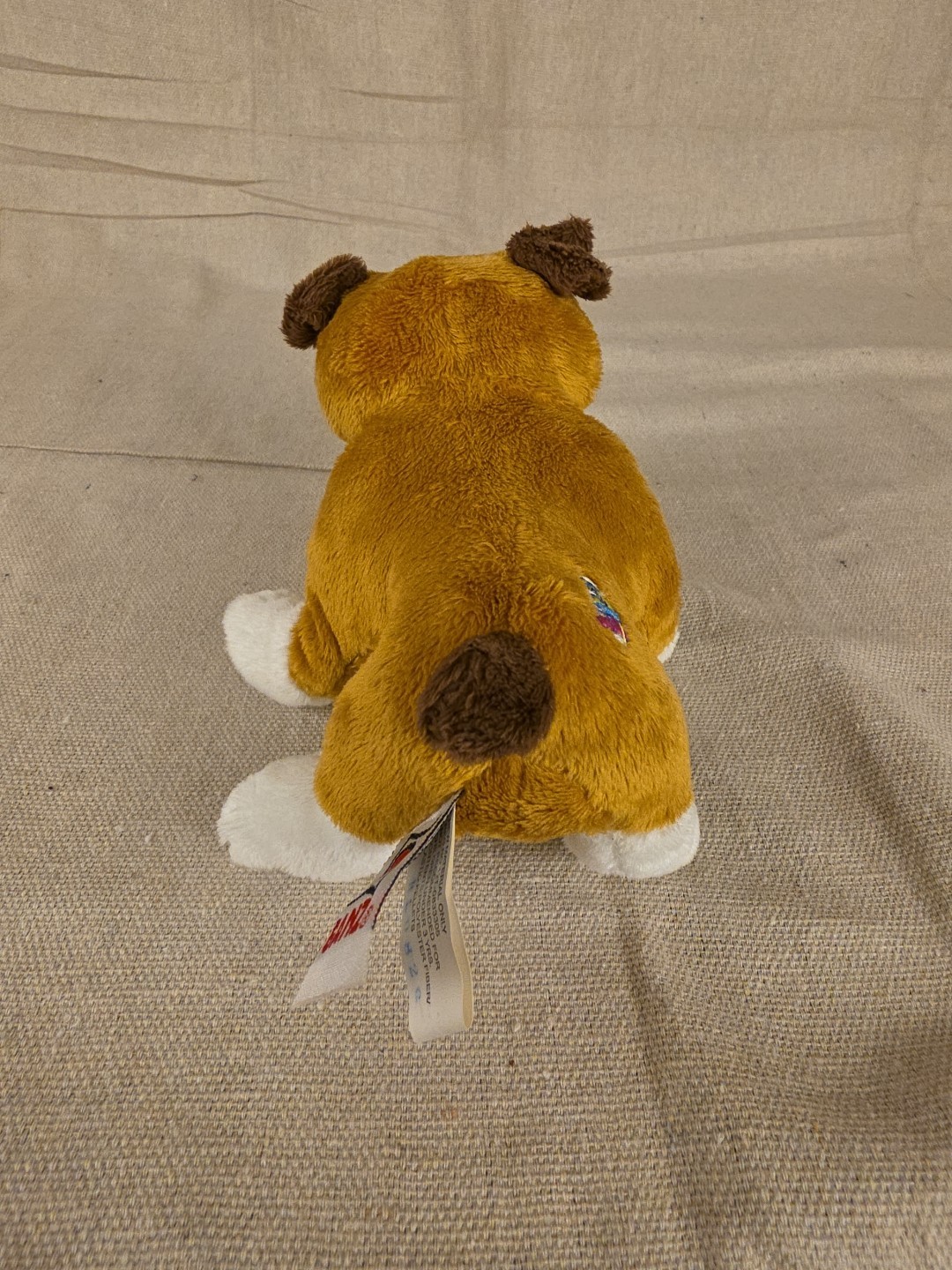 Vintage Webkinz Bulldog Puppy Dog Brown White Plush - Image 8