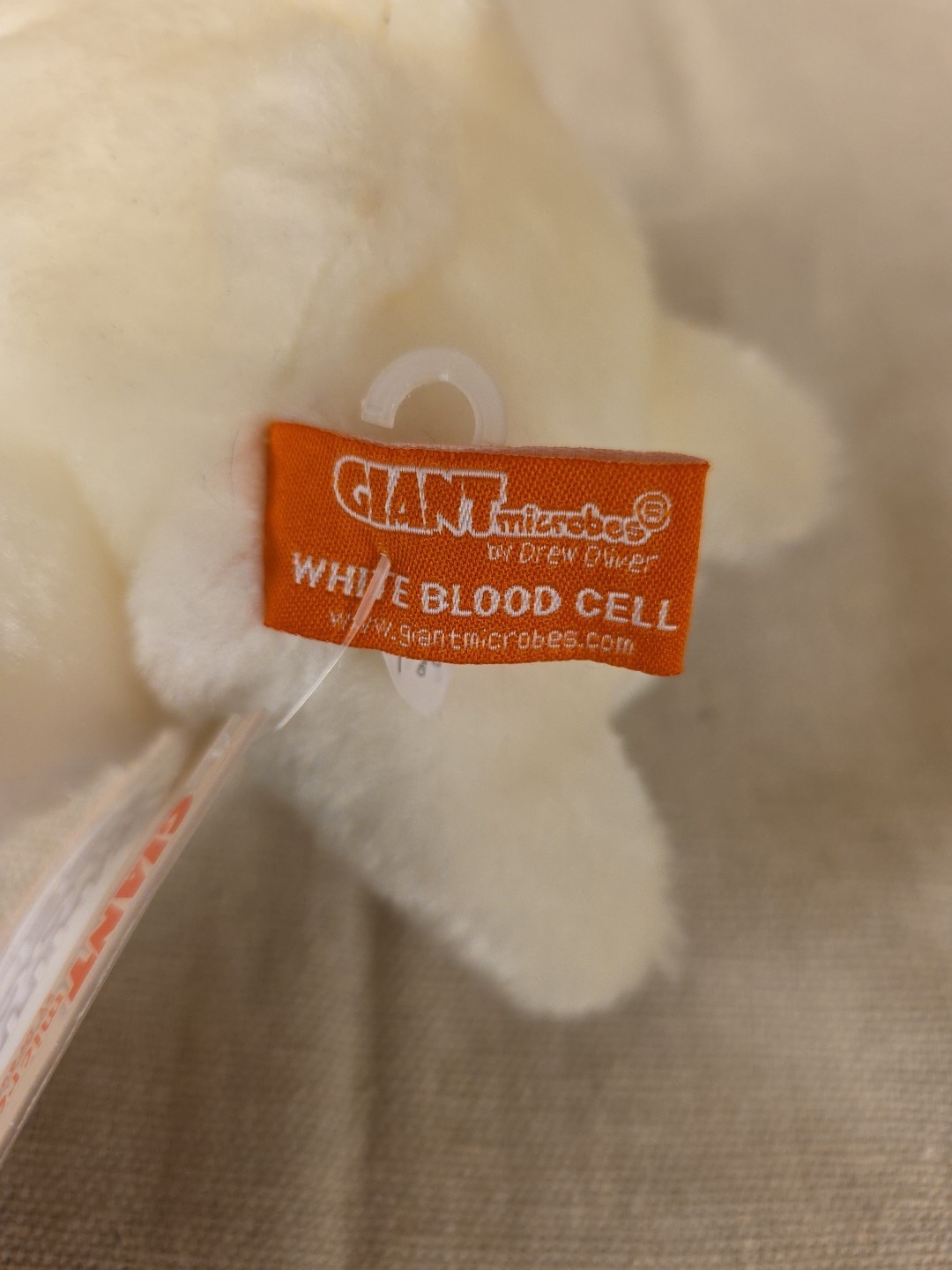 Giant Microbes 5" White Blood Cell Leukocyte Plush Stuffed Synco Bio Partners - Image 5