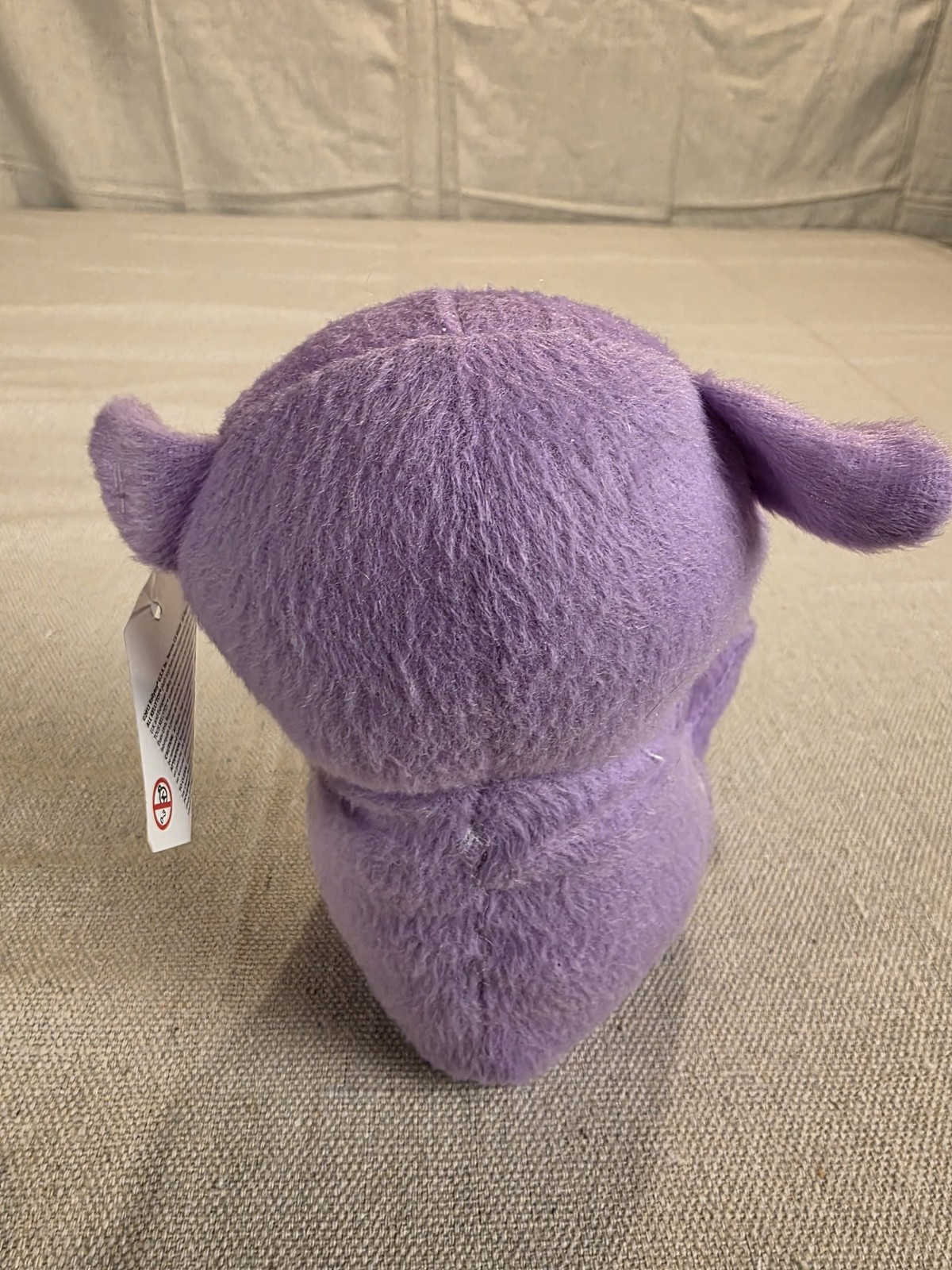 The Original Beanpals Purple Plush Bear Holding Flower by Kellytoy - Image 8