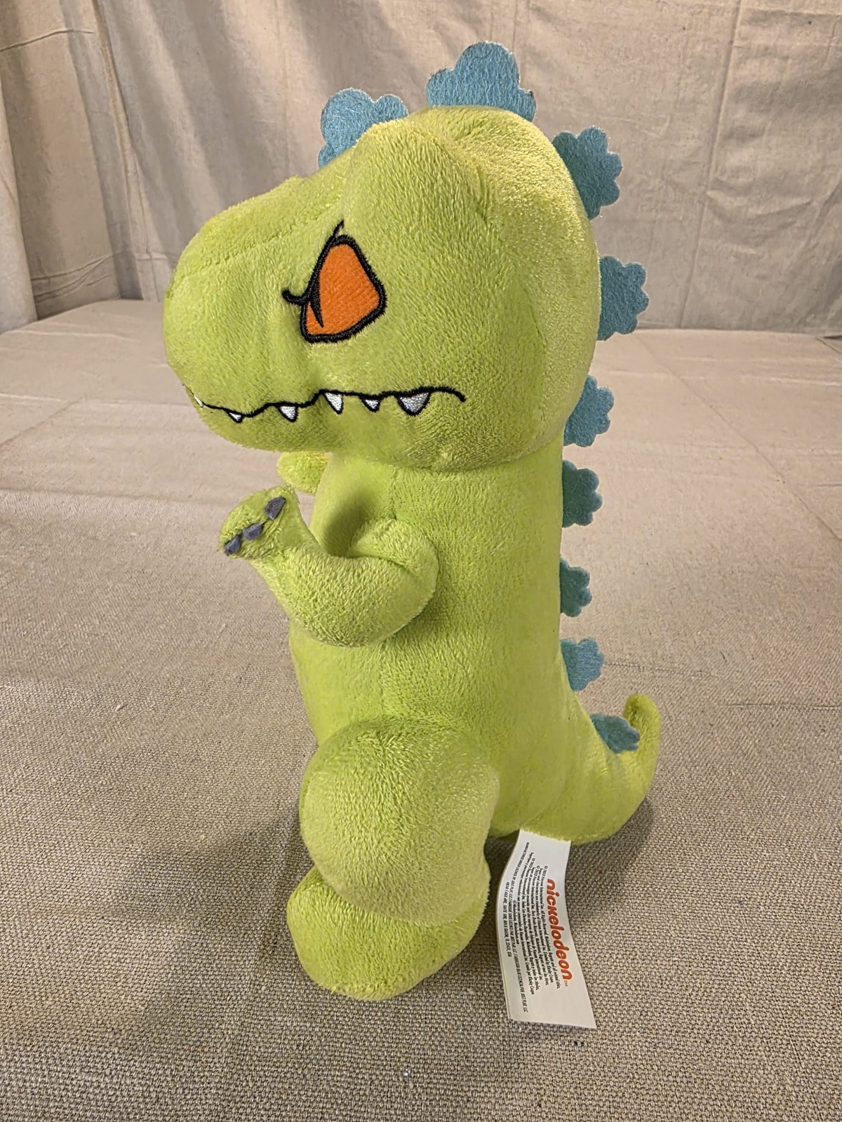 Nickelodeon Rugrats Reptar Plush Toy 9" Green Dinosaur 2023 - Image 3