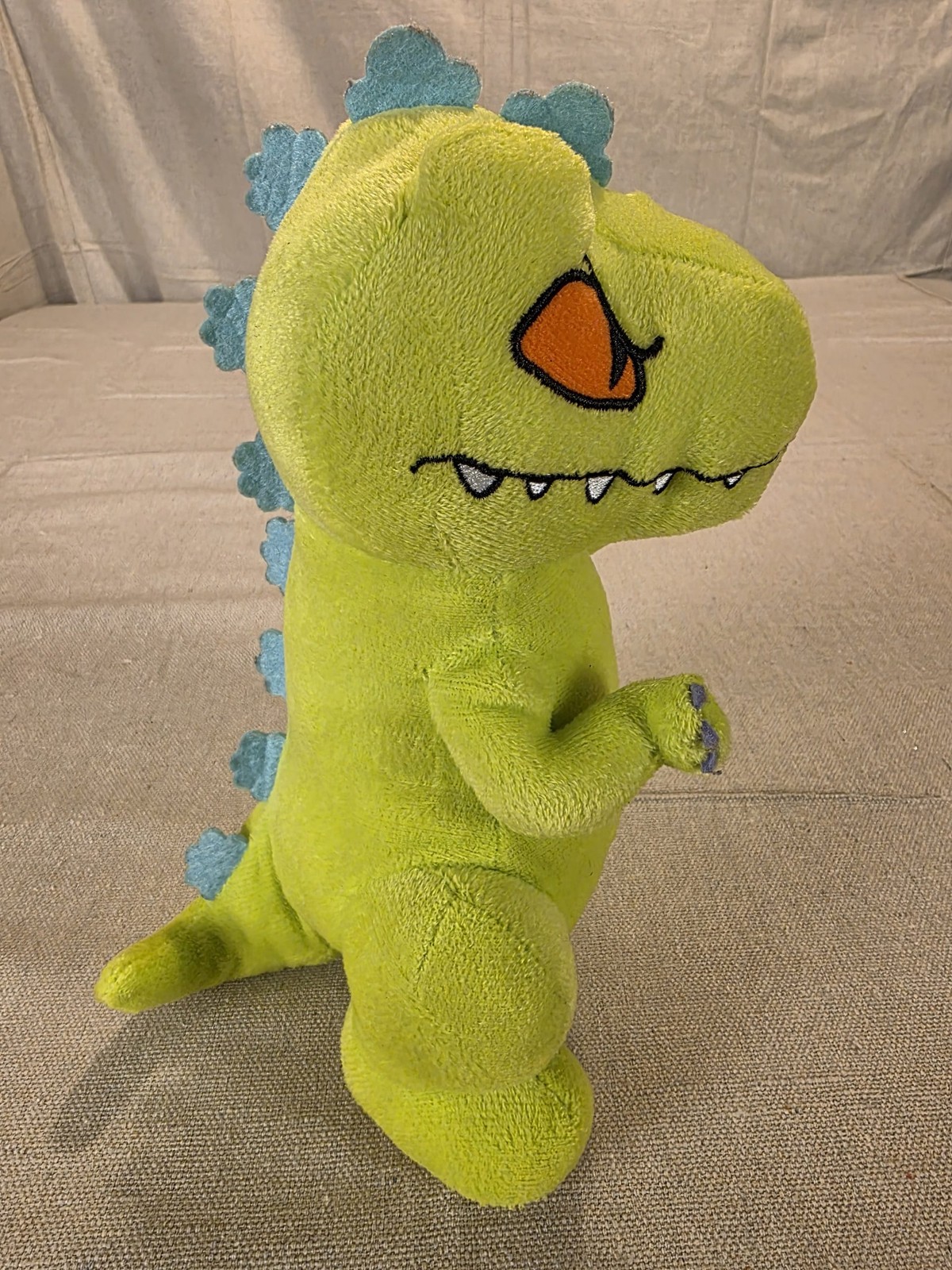 Nickelodeon Rugrats Reptar Plush Toy 9" Green Dinosaur 2023 - Image 7
