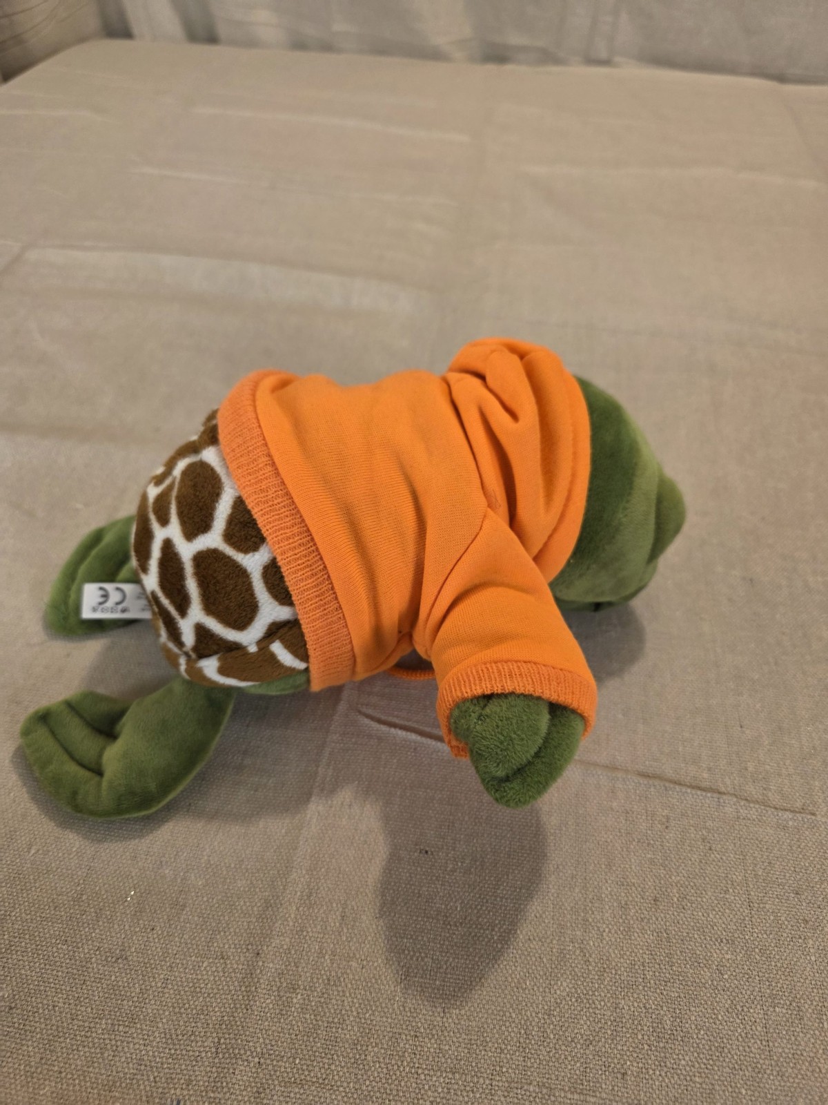The Petting Zoo Carnival Adventures Turtle Plush Toy with Orange Hoodie - Image 4