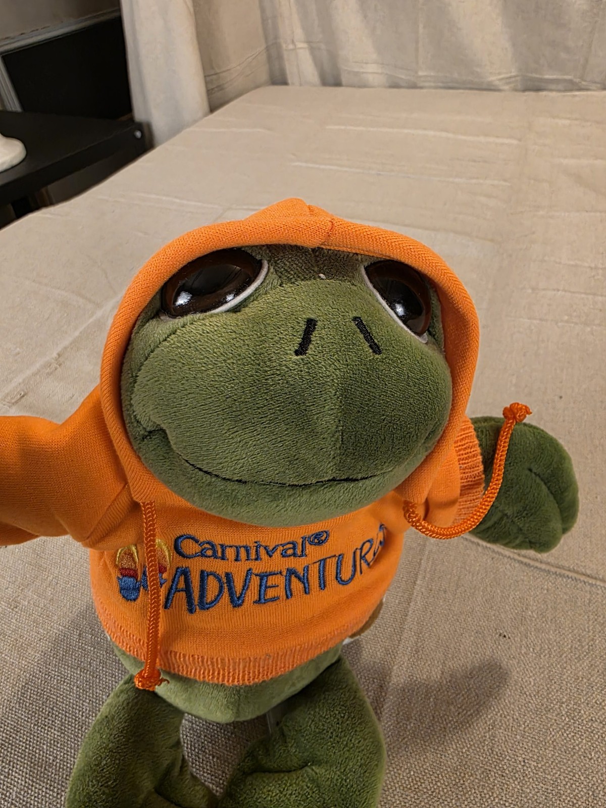 The Petting Zoo Carnival Adventures Turtle Plush Toy with Orange Hoodie - Image 7
