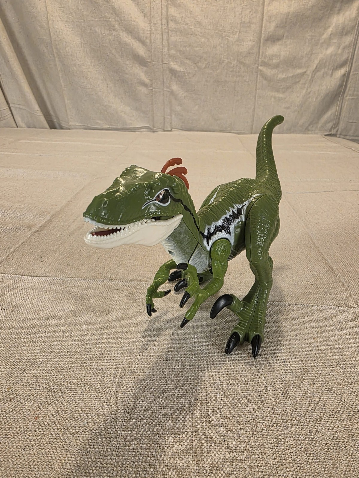 Zuru Robo Alive Dino Action Raptor Robotic Pet Dinosaur Toy Green Used - Image 2