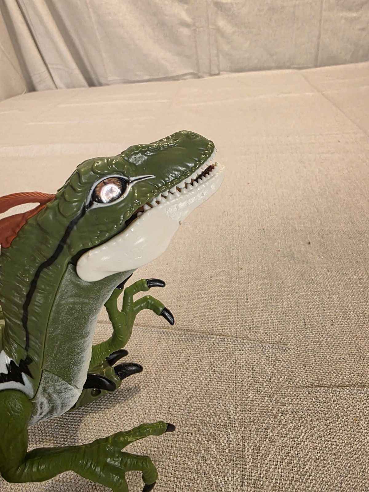 Zuru Robo Alive Dino Action Raptor Robotic Pet Dinosaur Toy Green Used - Image 4