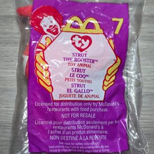 1999 McDonald's Ty Teenie Beanie Babies #7 Strut the Rooster