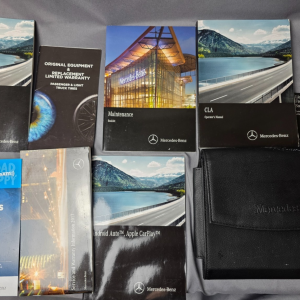 2017 Mercedes-Benz CLA-Class Complete Owner's Manual Set with Leather Case