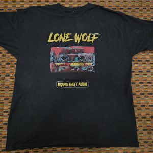 Tommy Vext Lone Wolf Grand Theft Audio Graphic T Shirt Black Band Tee