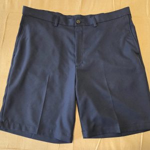 Cool 18 Pro Men's Flat Front Golf Shorts Size 38 Navy Blue